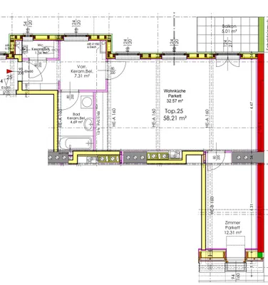 2-Zimmer-Wohnung mieten in Wien – 58 m², € 995 – Bild 7 von 7