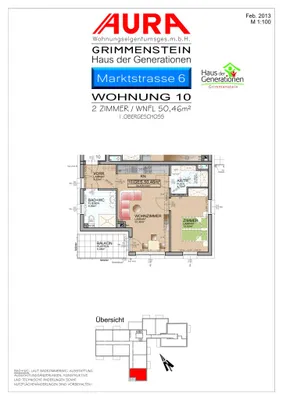 2-Zimmer-Wohnung mieten in Neunkirchen – 50,46 m², € 716 – Bild 10 von 10