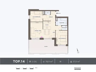 3-Zimmer-Wohnung kaufen in Villach – 78,9 m², € 509.000 – Bild 5 von 5