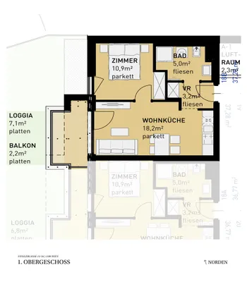 2-Zimmer-Wohnung kaufen in Wien – 37,3 m², € 290.500 – Bild 11 von 11