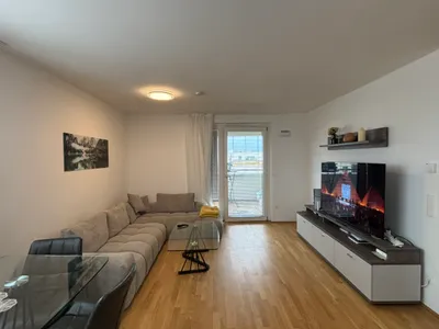 Helle 3-Zimmer-Wohnung mit Balkon im 23. Bezirk - vollmöbliert