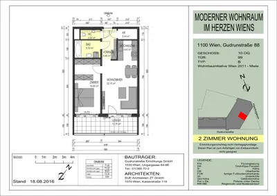 2-Zimmer-Wohnung mieten in Wien – 58,87 m², € 1.066 – Bild 20 von 23