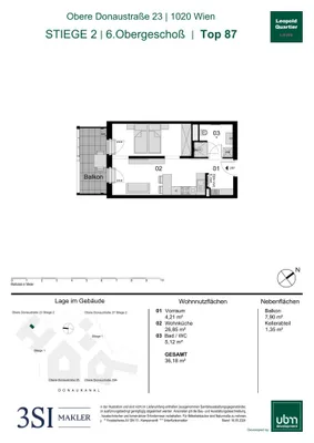 1-Zimmer-Wohnung kaufen in Wien – 36,18 m², € 389.000 – Bild 24 von 24