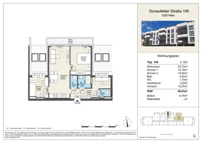 3-Zimmer-Wohnung kaufen in Wien – 65,07 m², € 459.000 – Bild 9 von 11