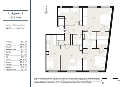 4-Zimmer-Wohnung kaufen in Wien – 103,65 m², € 665.000 – Bild 20 von 20