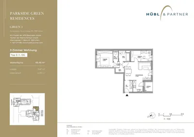 3-Zimmer-Wohnung kaufen in Wien – 67,04 m², € 485.000 – Bild 11 von 12