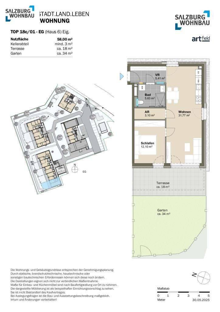 Erstbezug: charmante Gartenwohnung - Ansicht 3