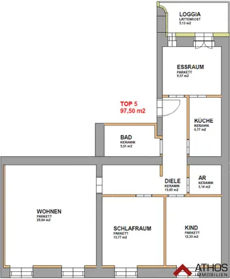 3-Zimmer-Wohnung mieten in Linz – 92,37 m², € 1.190 – Bild 12 von 12
