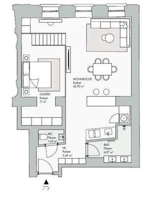 2-Zimmer-Wohnung kaufen in Wien – 66 m², € 448.000 – Bild 7 von 7
