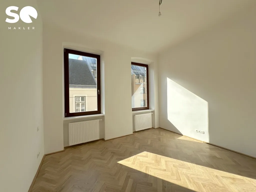 #SQ - TOP SANIERT - WOHNNUTZUNG MÖGLICH! - BÜRO MIT 2 EINGÄNGEN, 4 GETRENNT BEGEHBBAREN RÄUMEN UND FREIFLÄCHE IN ELEGANTEM GRÜNDERZEITHAUS IM ERSTBEZUG - Ansicht 2