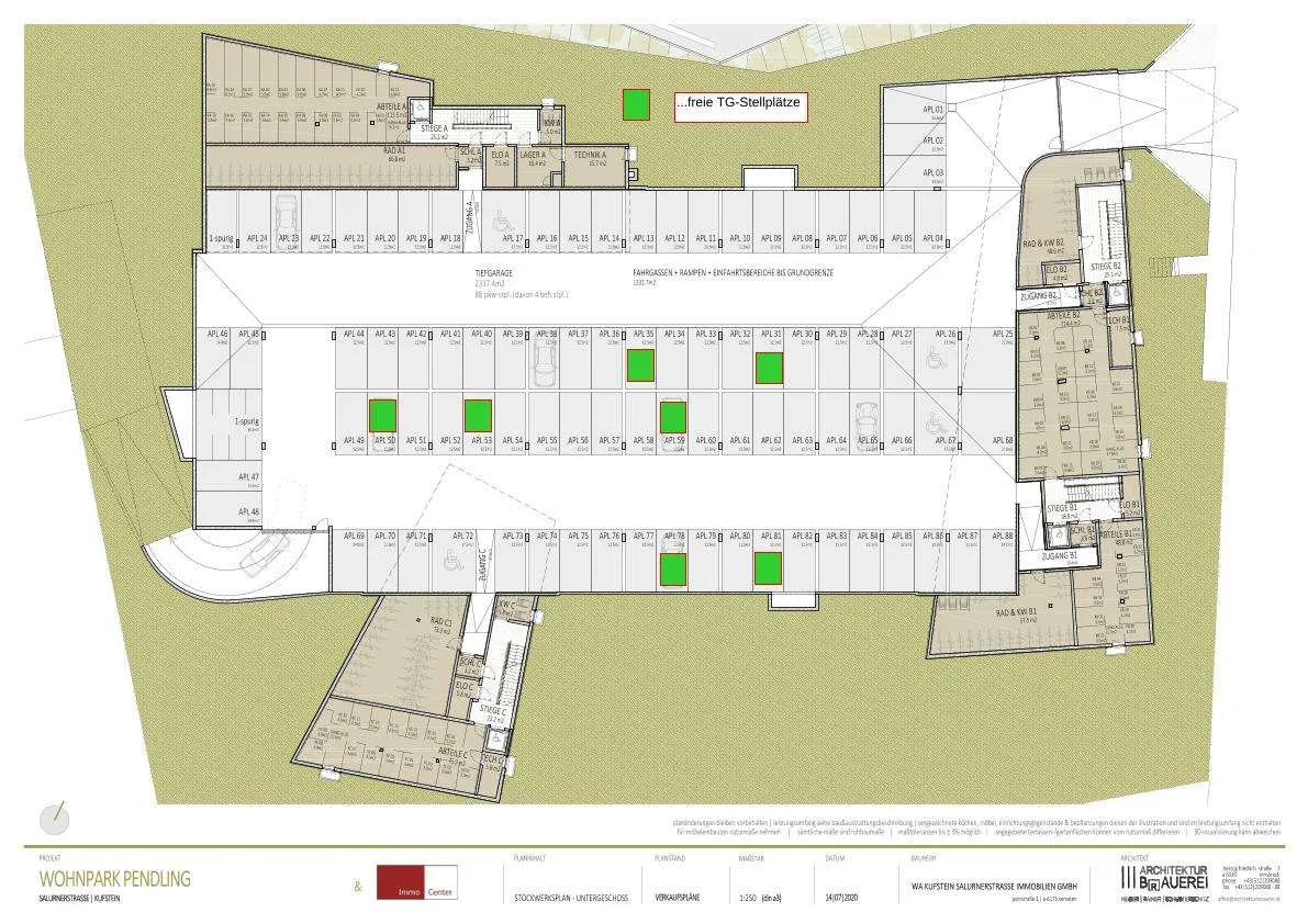 Tiefgaragenabstellplätze in Kufstein zu verkaufen – pohled 2