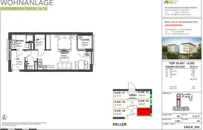 1-Zimmer-Wohnung mieten in Klagenfurt – 48 m², € 646 – Bild 2 von 5