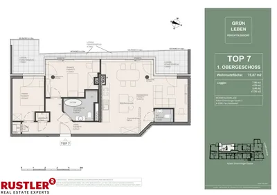 3-Zimmer-Wohnung kaufen in Mödling – 75,87 m², € 575.000 – Bild 8 von 9