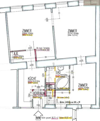 3-Zimmer-Wohnung kaufen in Wien – 86,76 m², € 720.000 – Bild 16 von 16