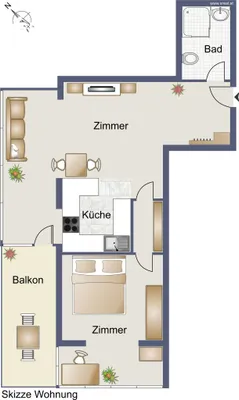 2-Zimmer-Wohnung kaufen in Zell am See – 68 m², € 299.000 – Bild 7 von 7
