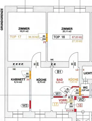 3-Zimmer-Wohnung kaufen in Wien – 68,03 m², € 269.000 – Bild 24 von 25
