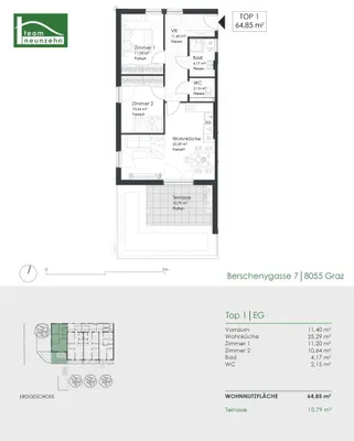 Immobilie kaufen in Graz – 64,85 m², € 271.450 – Bild 9 von 9