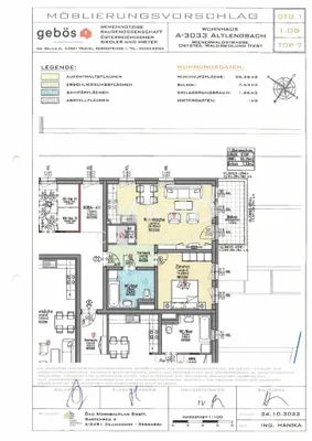2-Zimmer-Wohnung mieten in Sankt Pölten Land – 54,27 m², € 629 – Bild 11 von 11
