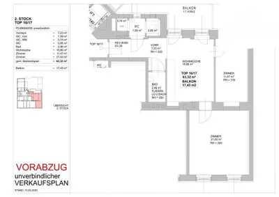 3-Zimmer-Wohnung kaufen in Wien – 64,68 m², € 499.000 – Bild 12 von 12