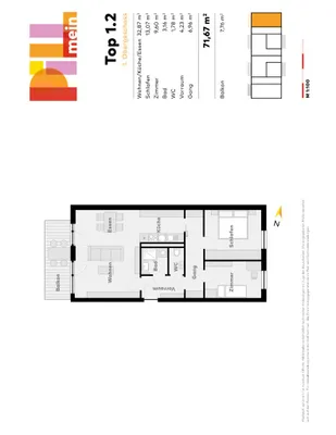 3-Zimmer-Wohnung kaufen in Linz – 71,67 m², € 389.000 – Bild 6 von 6