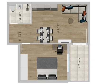 2-Zimmer-Wohnung mieten in Salzburg Stadt – 38 m², € 1.149 – Bild 8 von 8