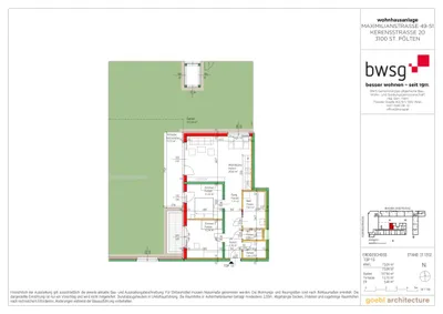 3-Zimmer-Wohnung mieten in Sankt Pölten – 75,09 m², € 902 – Bild 13 von 14