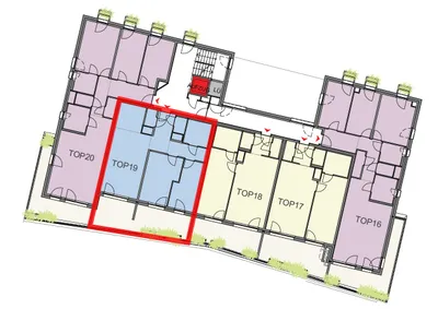 Traumhafter Grünblick am Wienerberg, 3-Zimmer -Balkonwohnung mit Garagenplatz und Kellerabteil – Bild 2