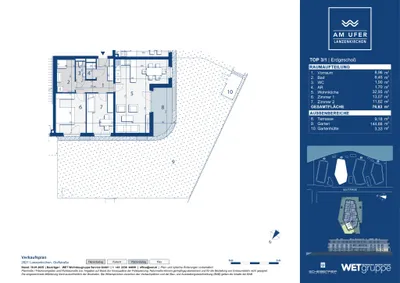 3-Zimmer-Wohnung kaufen in Wiener Neustadt Land – 76,63 m², € 358.500 – Bild 6 von 7