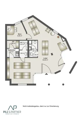 Gewerbeimmobilie kaufen in Hallein – 85 m², € 178.000 – Bild 2 von 5