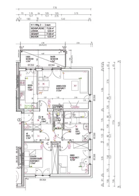 3-Zimmer-Wohnung mieten in Freistadt – 77,69 m², € 757 – Bild 2 von 4