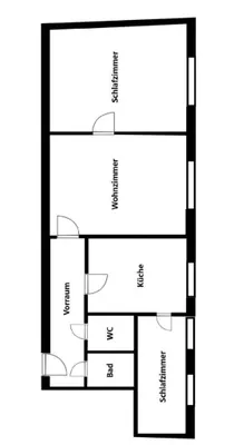 3-Zimmer-Wohnung mieten in Wien – 72 m², € 1.200