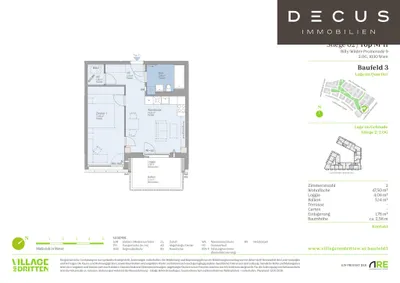 2-Zimmer-Wohnung mieten in Wien – 47,5 m², € 1.129 – Bild 14 von 14