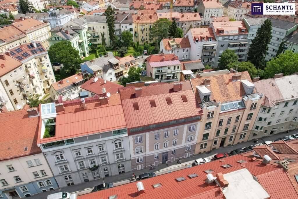 VERWIRKLICHEN SIE SICH SELBST - 96m² aufgeteilt auf ZWEI Bestandswohnungen + ca. 115 m² baugenehmigter Rohdachboden, Graz