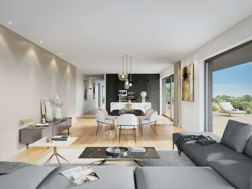 Unikat - 4-Zimmer-Wohnung mit 77 m² Balkon - Ansicht 3
