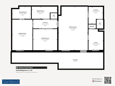 3-Zimmer-Wohnung mieten in Baden – 66 m², € 1.195 – Bild 27 von 27