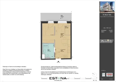 2-Zimmer-Wohnung mieten in Wien – 31 m², € 867 – Bild 10 von 10