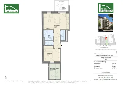 Immobilie kaufen in Wien – 51,59 m², € 332.000 – Bild 19 von 19