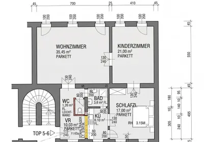 3-Zimmer-Wohnung kaufen in Wien – 93,44 m², € 364.000 – Bild 6 von 6