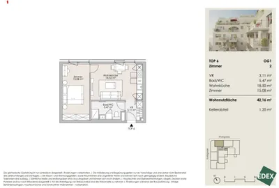 2-Zimmer-Wohnung kaufen in Wien – 42,16 m², € 216.000 – Bild 19 von 19