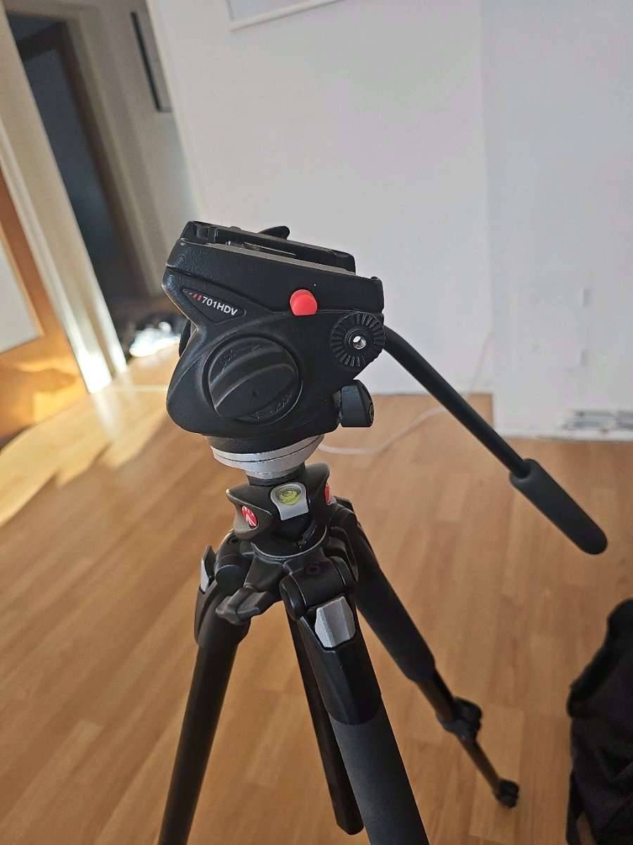 StativManfrottoinkl.Kopf701HDV