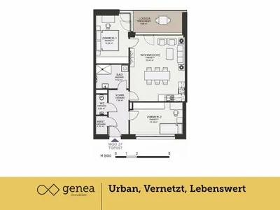 3-Zimmer-Wohnung mieten in Graz – 76,09 m², € 1.166 – Bild 2 von 20