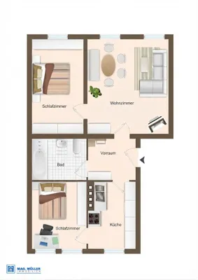 3-Zimmer-Wohnung kaufen in Salzburg Stadt – 65,72 m², € 420.000 – Bild 6 von 6