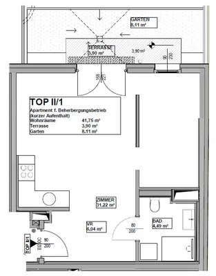 1-Zimmer-Wohnung mieten in Wien – 41,7 m², € 870 – Bild 10 von 10