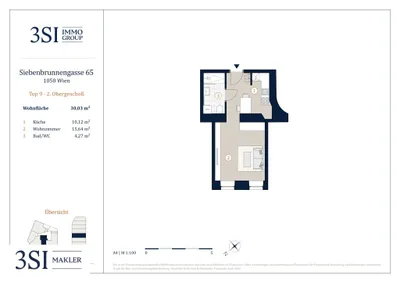 1-Zimmer-Wohnung kaufen in Wien – 30,03 m², € 239.000 – Bild 13 von 13