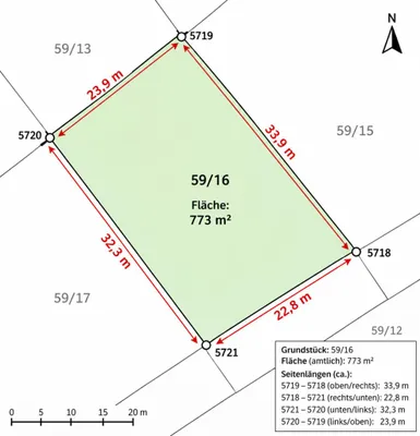 Grundstück kaufen in Wels-Land – 773 m², € 239.000 – Bild 5 von 5