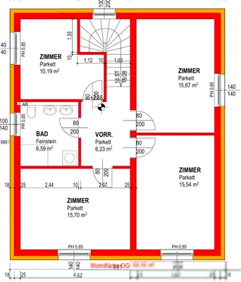 6-Zimmer-Haus kaufen in Gänserndorf – 141 m², € 559.000 – Bild 3 von 5