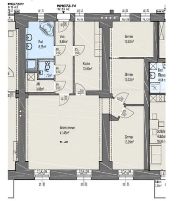 3-Zimmer-Wohnung mieten in Graz – 112,63 m², € 915 – Bild 10 von 10