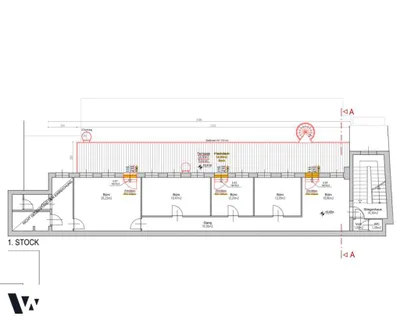 20-Zimmer-Gewerbeimmobilie mieten in Wien – 695 m², € 17 – Bild 45 von 46