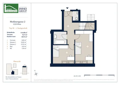 4-Zimmer-Wohnung kaufen in Wien – 116,8 m², € 875.000 – Bild 33 von 35