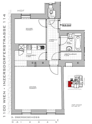 2-Zimmer-Wohnung kaufen in Wien – 58 m², € 189.000 – Bild 9 von 19
